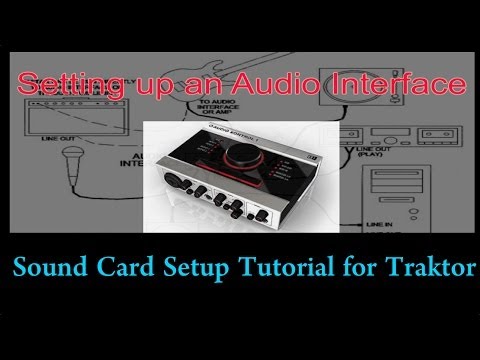 How to set up an Audio Interface sound card with Traktor