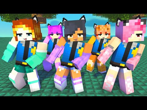 SIMPLE DIMPLE POLICE CUTE APHMAU FRIENDS KIM, KC, ZOEY AND MIA - MINECRAFT ANIMATION #shorts