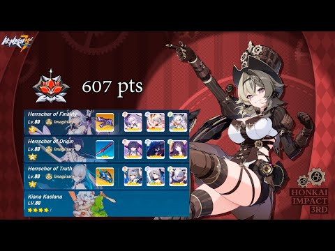 [Honkai Impact 3 SEA] Red Lotus Exalted Abyss (D435) - Bleed Vill-V 607pts