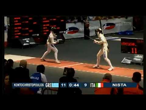 Belfast World Championships 2009 CMF - L8 - Kontochristopoulos GRE v Nista ITA
