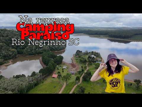 CAMPING PARAÍSO EM RIO NEGRINHO - SC | Pesca, Lazer e Casas para Alugar na Represa ⛺🎣