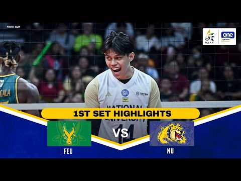 NU vs FEU | SET 1 HIGHLIGHTS | UAAP SEASON 88 MEN’S VOLLEYBALL | FEB. 21, 2026