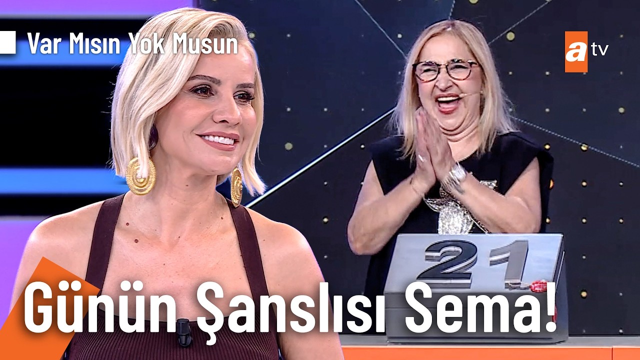 Sema, ismini ekranda görünce havalara uçuyor! | Var Mısın Yok Musun 21. Bölüm @VarMısınYokMusunatv