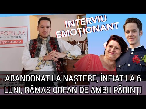 Abandoned at birth, adopted at six months, orphaned. The moving story of Ștefan Negru.