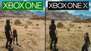 Final Fantasy XV | Xbox One X vs Xbox One | 4K Graphics Comparison | Comparativa