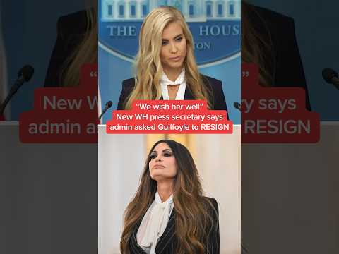 'We wish her well': New WH press secretary says admin asked Guilfoyle to RESIGN