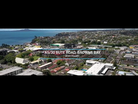 A5/30 Bute Road, Browns Bay, Auckland, 2房, 2浴, 公寓