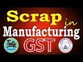 GST Tally ERP 9 Scrap Management In Manufacturing Process Learn Tally Accounting In Hindi