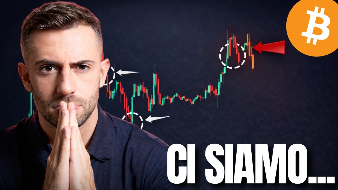 BITCOIN 🚨 Ci siamo..... (Sto per entrare long)..........
