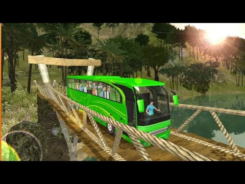 Road Coach Transit Bus Simulato Game💓Hill Coach Driver Game  2018