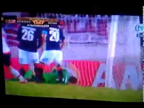 Gol de chilena de Lucas Martinez River Plate vs Melgar ( 3-2 ) Copa Libertadores 2017