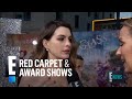 Anne Hathaway Is A Worry Free Mom On Red Carpet E Red Carpet Award Shows