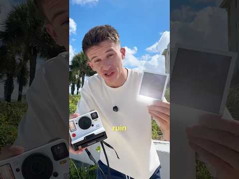 STOP shaking your Polaroid film 📸 #learningnewthings #polaroidphoto #polaroidcamera