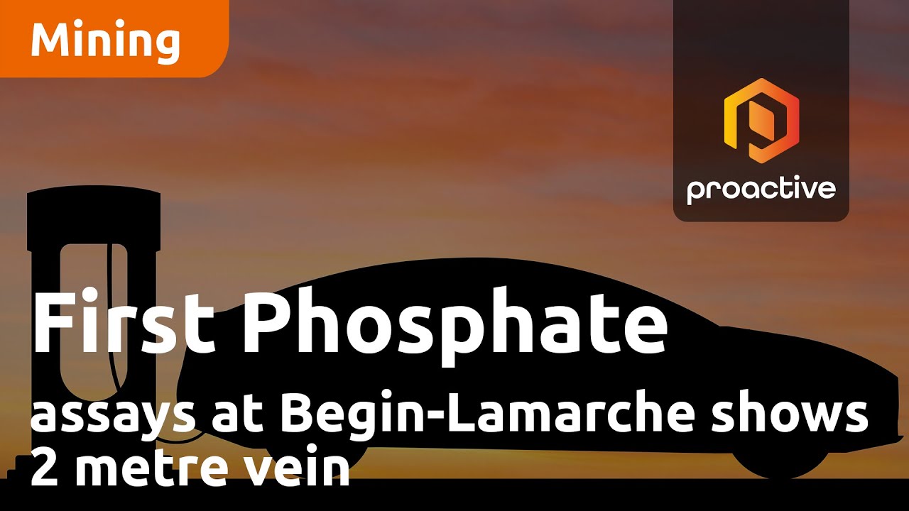 First Phosphate 2nd set of assays at Begin-Lamarche shows 2 metre vein of massive Apatite