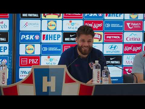 Press conference: Zlatko Dalić and Duje Ćaleta-Car