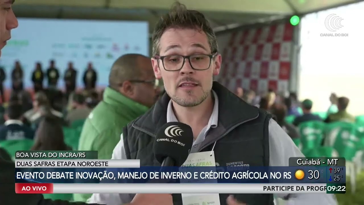 Duas Safras Etapa Noroeste: Evento debate inovação, manejo de inverno e crédito agrícola no RS