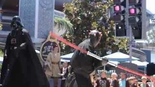 Stone McKinley at the Jedi Academy in Tomorrowland