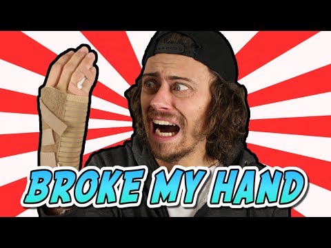 I BROKE MY HAND..!