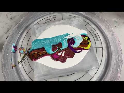 345. Sheleeart  Fluid Artist - Blue and Pink Scoop and Drag