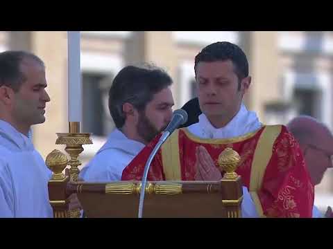 Holy Mass on Palm Sunday, with Pope Francis 25 March 2018