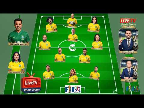 Escalação do Time da Live Tv Ponta Grossa Copa 2026