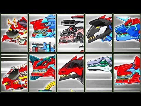 Dino Robot Corps #12: Triceramus & Combined Dinosaurs | Eftsei Gaming