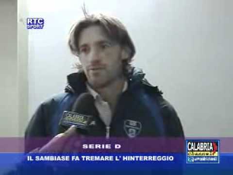 Ivan Franceschini post Sambiase Hinterreggio CALABRIA CHANNEL