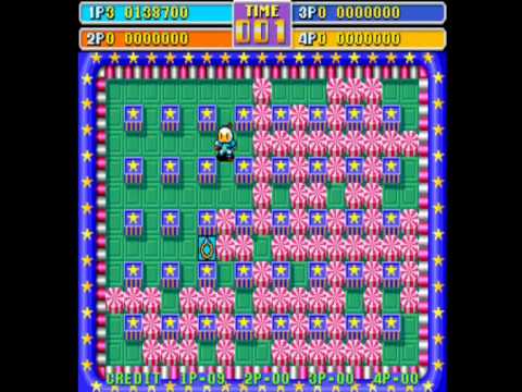 Mame32 Games-Bomberman World-Bonus Stage+Boss Stage 1