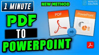 How to convert pdf to powerpoint 2024 | adobe acrobat Tutorial