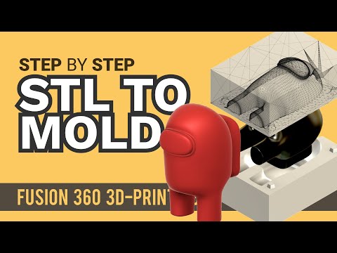 STL to 3D Printed Injection Mold | Fusion 360 Mesh