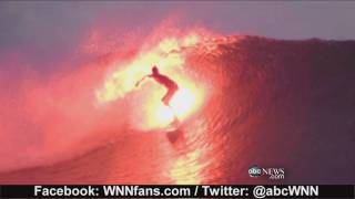Surfing Fire on Water