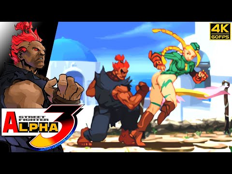 Street Fighter Alpha 3 - Akuma (Arcade / 1998) 4K 60FPS