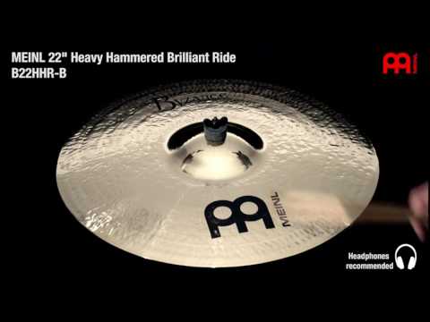 Heavy Hammered 22\' Ride Cymbal- Brilliant