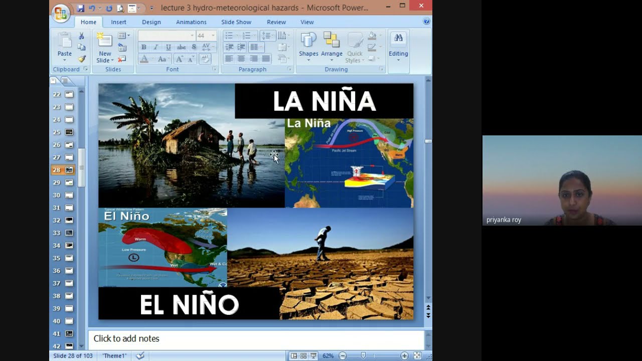 Hydro-meteorological Hazards