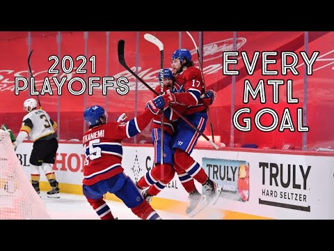 Montreal Canadiens All 2021 Playoff Goals
