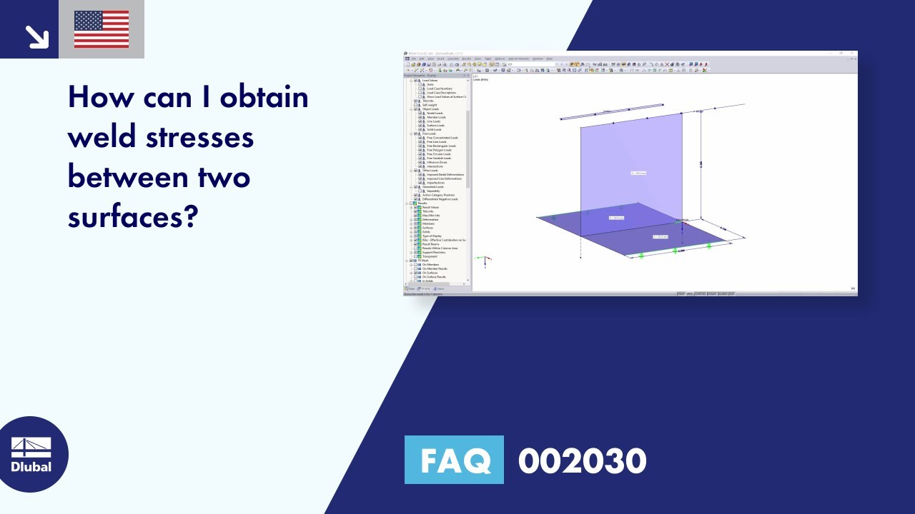 [EN] FAQ 002030 | How can I obtain weld stresses between two surfaces?