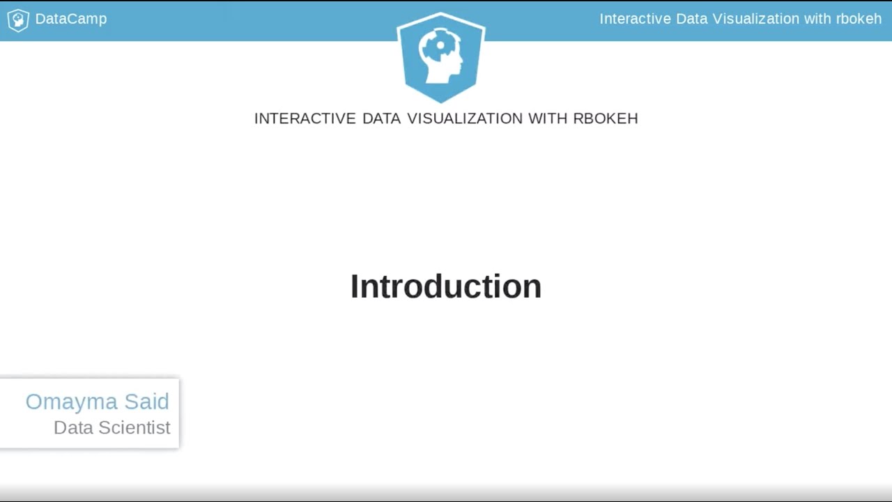 R Tutorial : Interactive Data Visualization with rbokeh