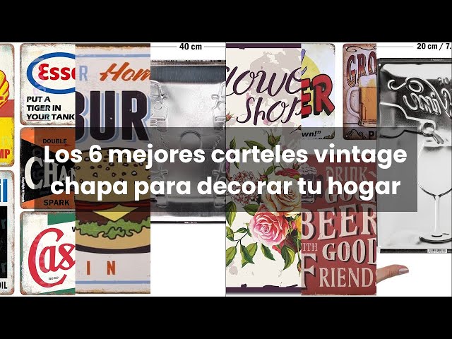 Vídeo relacionado con LEotiE SINCE 2004 Cartel de chapa retro vintage de metal para la sala de estar, diseño de Mallorca, 20 x 30 cm