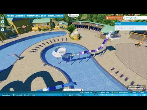 Planet Coaster 2 | Gamescom Water Flume Gameplay