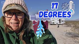 Winter in the Desert = Frozen RV Water Pipes & Mystical Desert Hikes! #RVLife