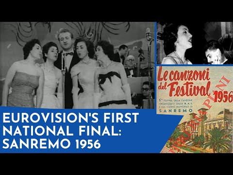 Eurovision's First National Final | Sanremo 1956 | Eurovision History
