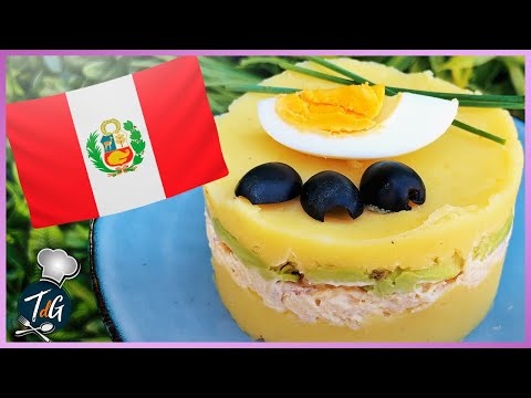 CAUSA LIMEÑA ¡Receta peruana! RELLENA DE POLLO