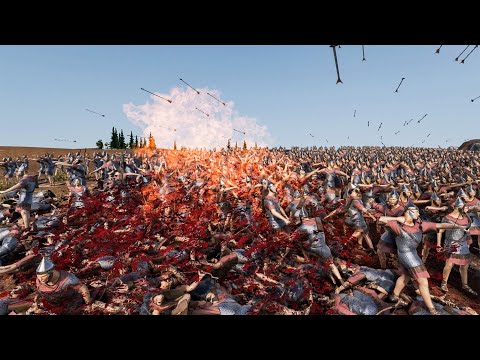 100 Cleopatra VS 140000 Roman Archer  - Ultimate Epic Battle Simulator 2 - UEBS 2