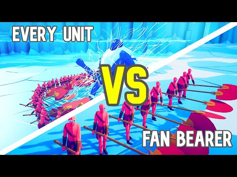TABS - How to Beat FAN BEARER on Hard Mode! - TABS SECRET UNIT