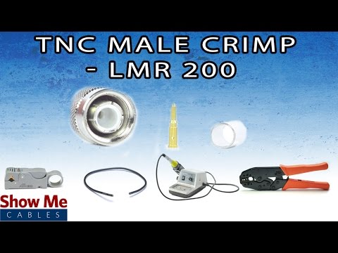 TNC Male Crimp For LMR-200 - Perfect For DIY Installs! #1092