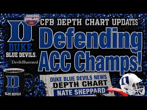 2026 Cfb Depth Chart Update Duke Blue Devils