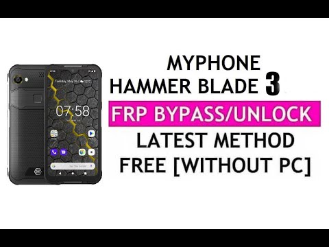 myPhone HAMMER BLADE 3 The Latest 2023 Remove FRP Lock Google bypass Unlock TUTORIAL 08/2023