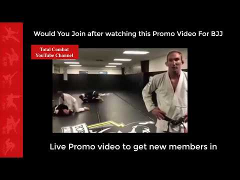 BJJ live promo video to get new members