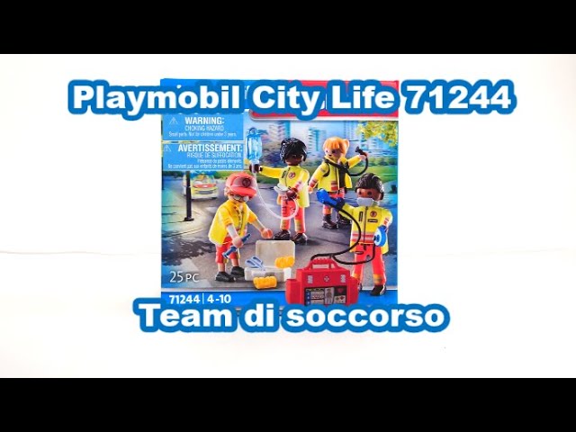 Vídeo relacionado con PLAYMOBIL City Life 71244 Equipo de Rescate, Juguete para niños a Partir de 4 años