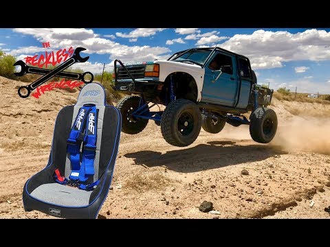 Suspension Seat, Harness Bar & 4 Point Harness Install - Reckless Wrench Garage